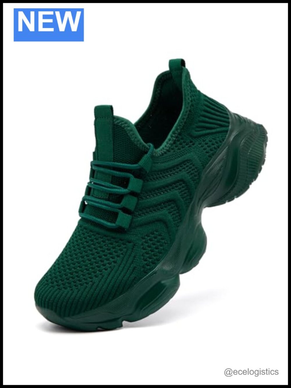 Womens Slip On Sneakers Breathable Lightweight Chunky Platform Tennis Shoes Non